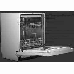 Eskimo Πλυντήριο Πιάτων Ημιεντοιχιζόμενο ES DW14BS600 60cm Inox  Eskimo Πλυντήριο Πιάτων Ημιεντοιχιζόμενο ES DW14BS600 60cm Inox